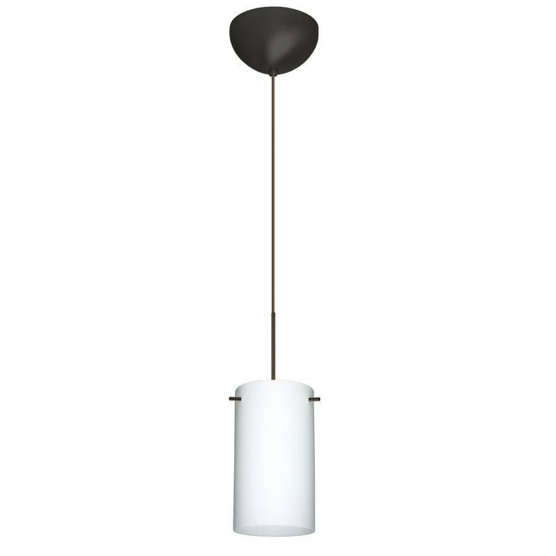 Besa 1XC-440407-LED-BR Stilo One Light Pendant Bronze