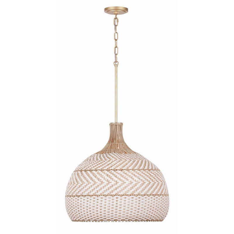 Five Light Chandelier from the Zanzibar Collection in Soft Gold Finish by Crystorama