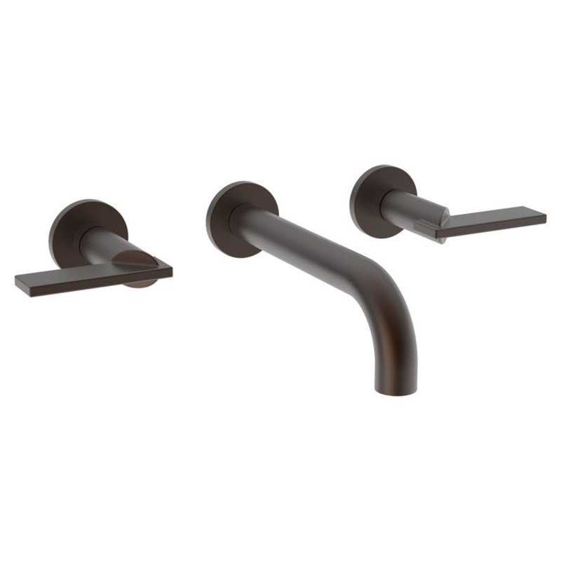 Priya Two Handle Wall-Mount Bathroom Faucet – English Bronze