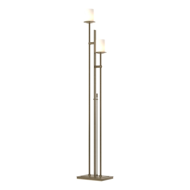 Rook Twin Floor Lamp Soft Gold