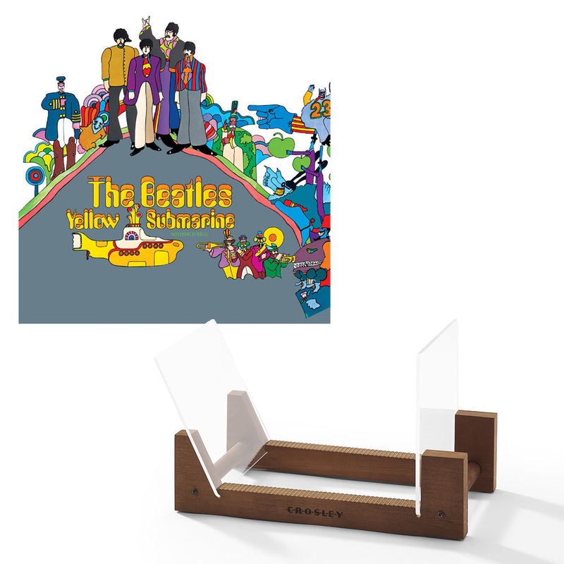 The Beatles – Yellow Submarine – Vinyl Album & Crosley Record Storage Display Stand