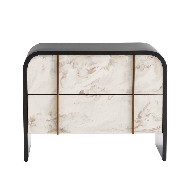 Arteriors 5722 Moira End Table Ebony