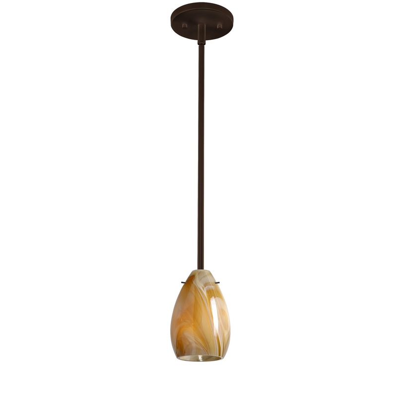 Besa 1TT-1713HN-BR Pera One Light Pendant Bronze (Discontinued)