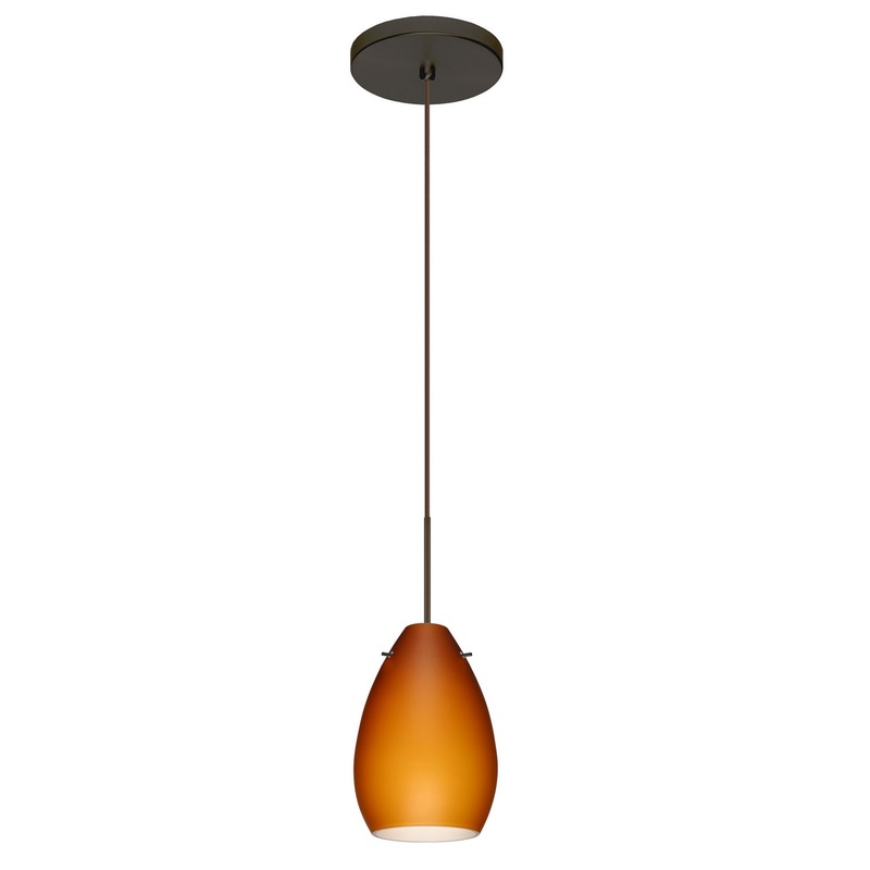 Besa 1XT-171380-BR Pera One Light Pendant Bronze (Discontinued)