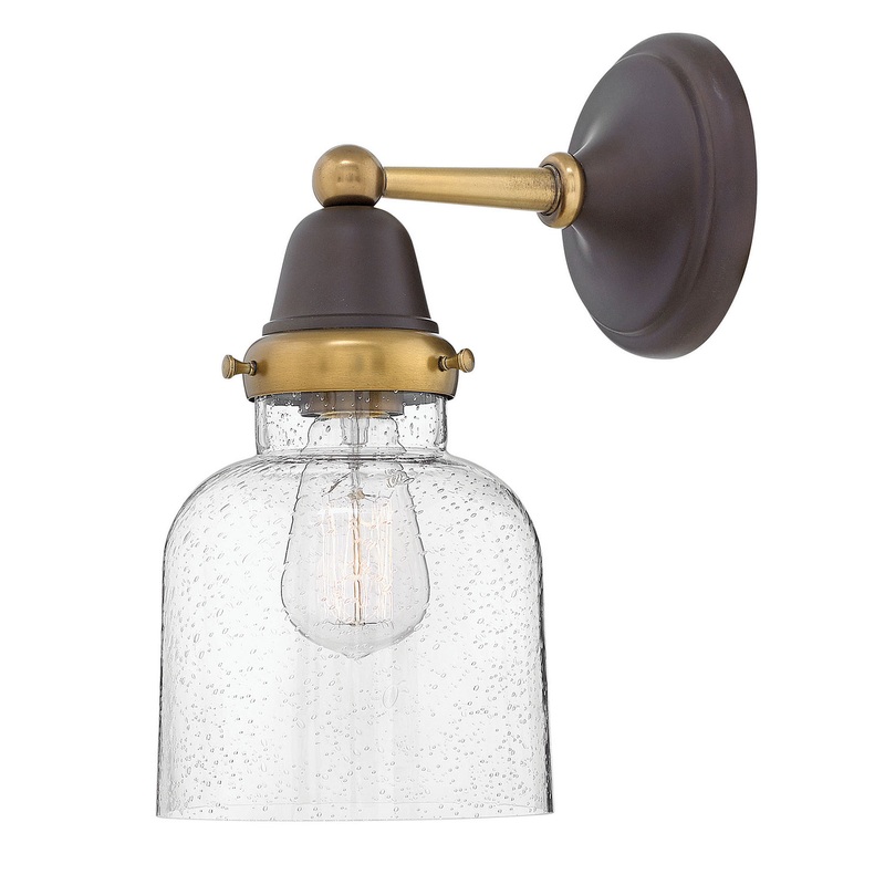 LED Wall Sconce from the Academy Collection in Oil Rubbed Bronze Finish by Hinkley