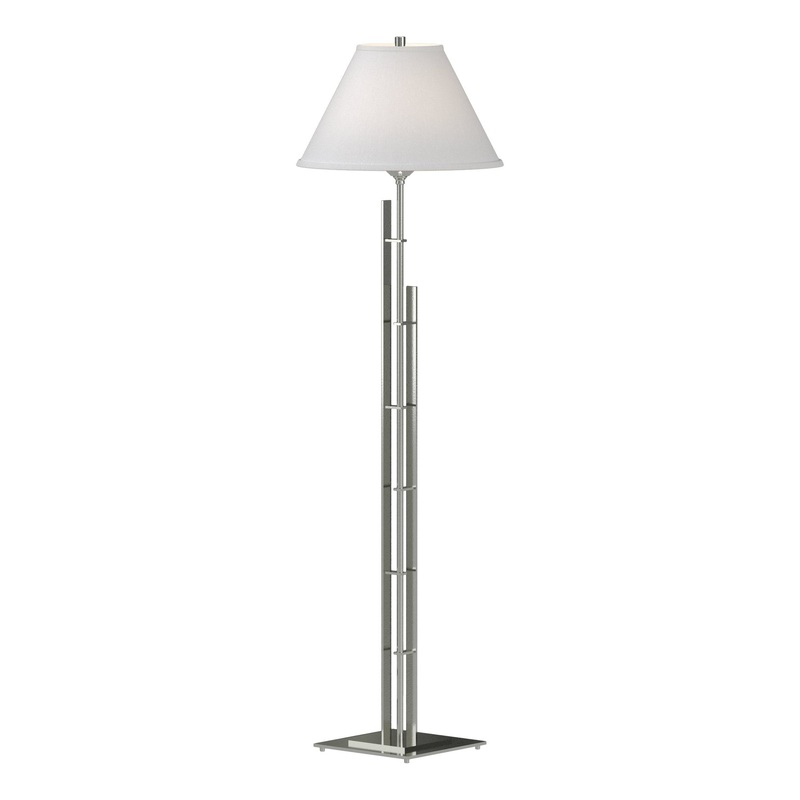 Metra Double Floor Lamp Sterling