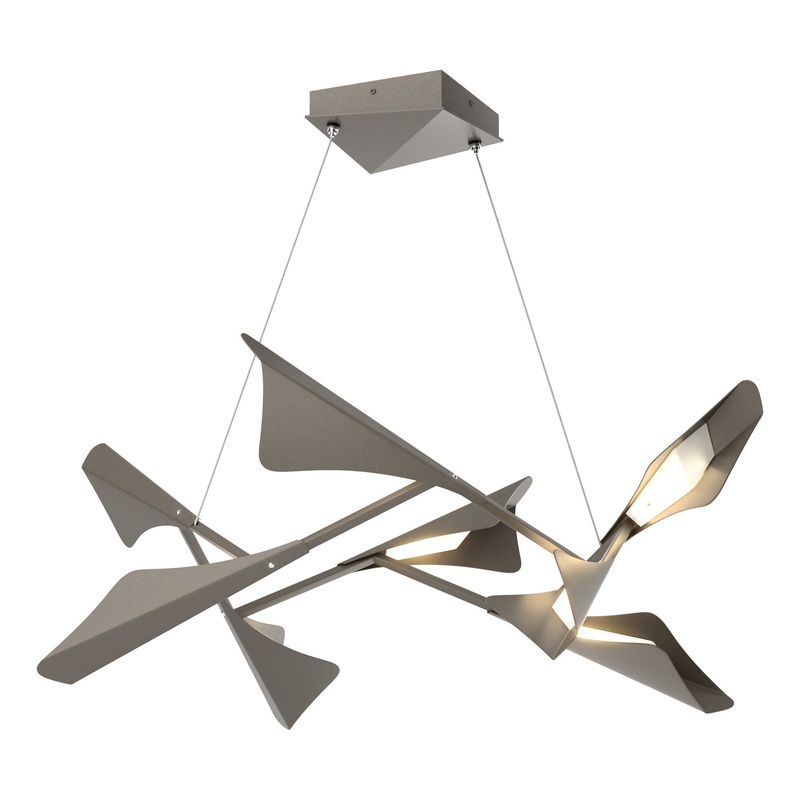 Plume 8-Light LED Pendant Dark Smoke Dark Smoke