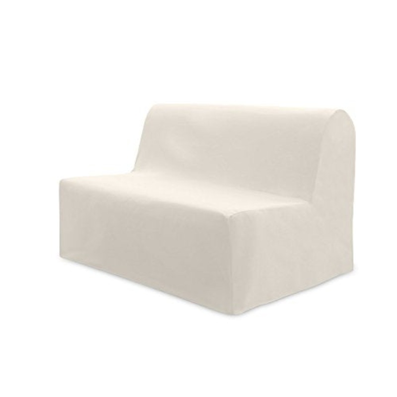 Soleil d’Ocre 110033 Panama – Fodera per divano letto in cotone, cru, 140 x 204 cm
