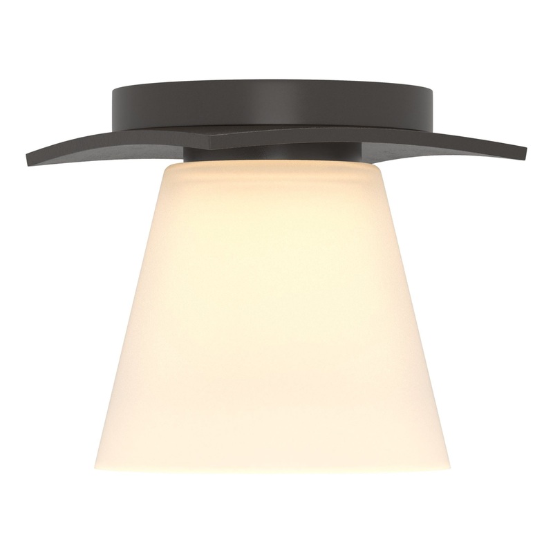 Wren Flush Mount Oil Rubbed Bronze Opal Glass (GG)