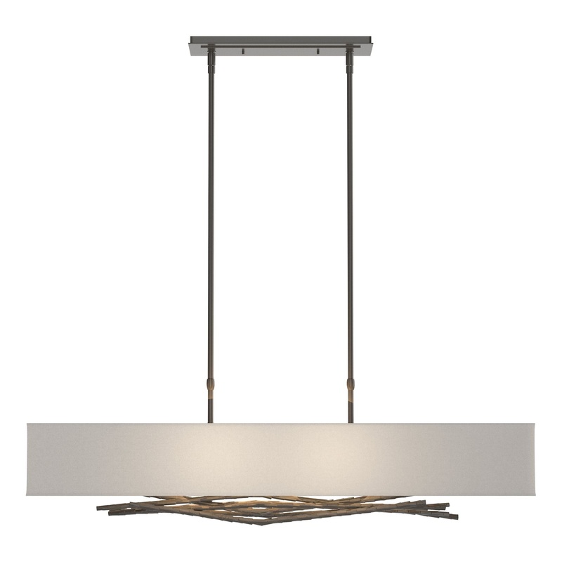 Brindille Pendant Dark Smoke Natural Anna Shade (SF)