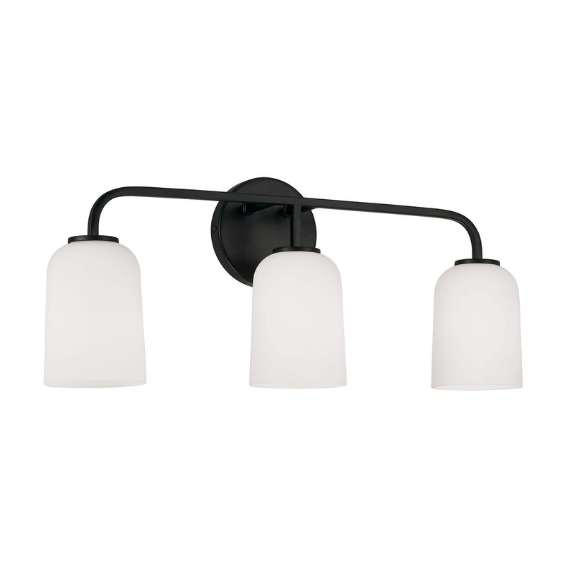 Capital Lighting 148831MB-542 Lawson 3 Light Vanity Matte Black