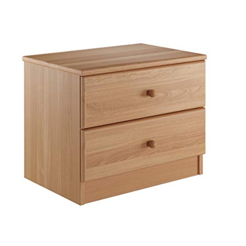 Erst-Holz Comodino a 2 cassetti in Faggio massello 90.20-K38