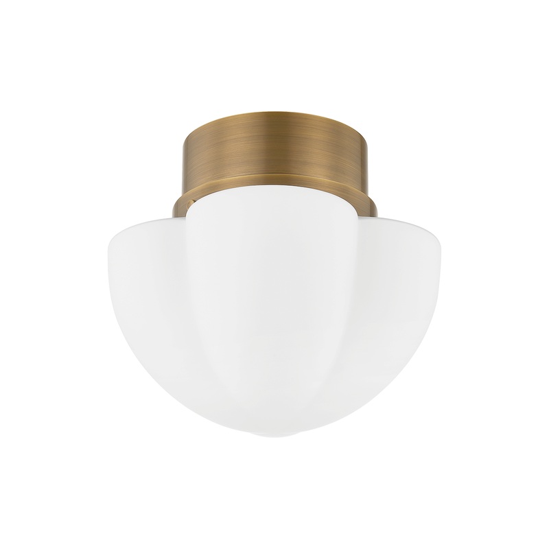 Seabrook 1-Light Flush Mount Historic Bronze