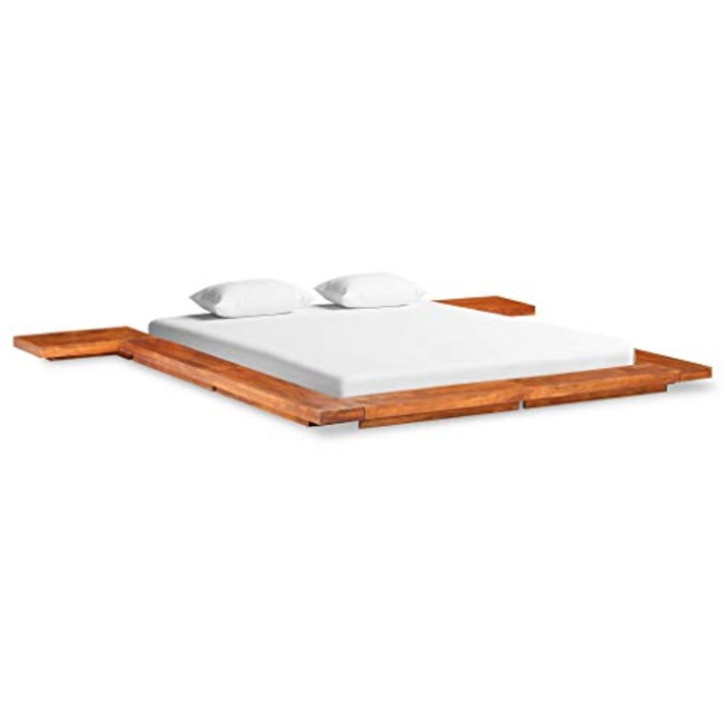 SKM Giroletto Futon Giapponese in Legno Massello Acacia 140×200 cm (55.7kg)
