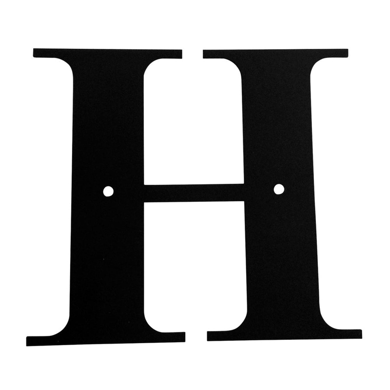 Village Wrought Iron LET-H-M Letter H Medium