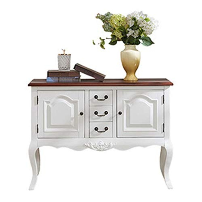 YLiansong-home Cassettiera Moderna Credenza Buffet Governo di immagazzinaggio autoportante Storage Cucina Barra del Governo del Governo credenza in Legno (Color : White, Size : 110x40x81cm)