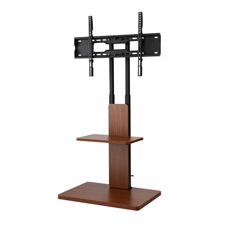 Artiss TV Stand 32-70″ Wooden Tray Swivel Height Adjustable