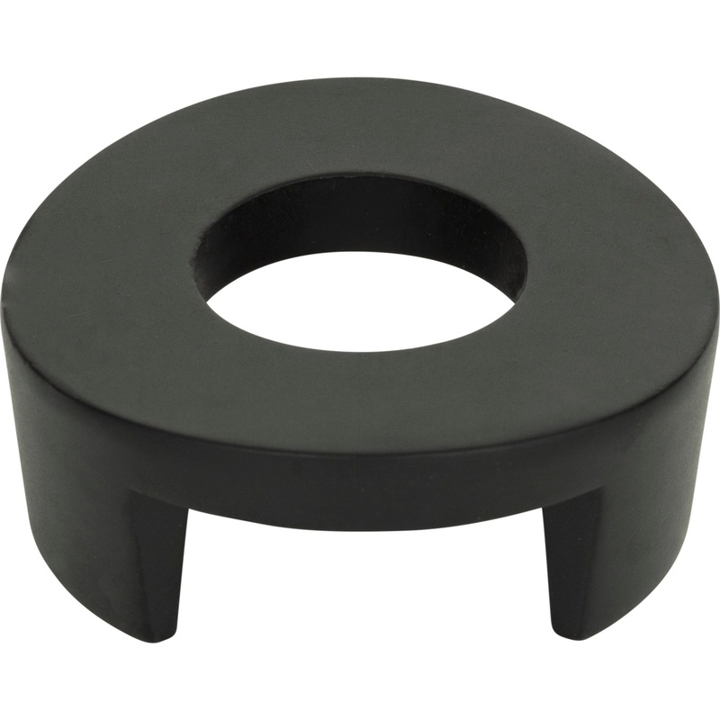 Atlas Homewares Centinel Round Knob 1 1/4 Inch (c-c) Matte Black