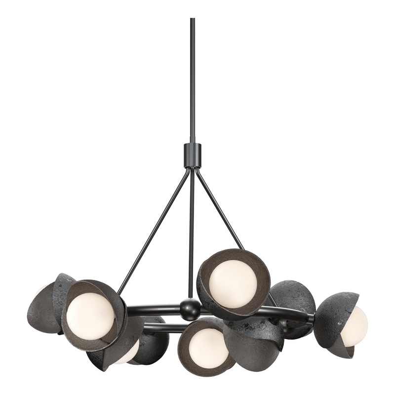 Brooklyn 9-Light Double Shade Ring Pendant Ink Oil Rubbed Bronze