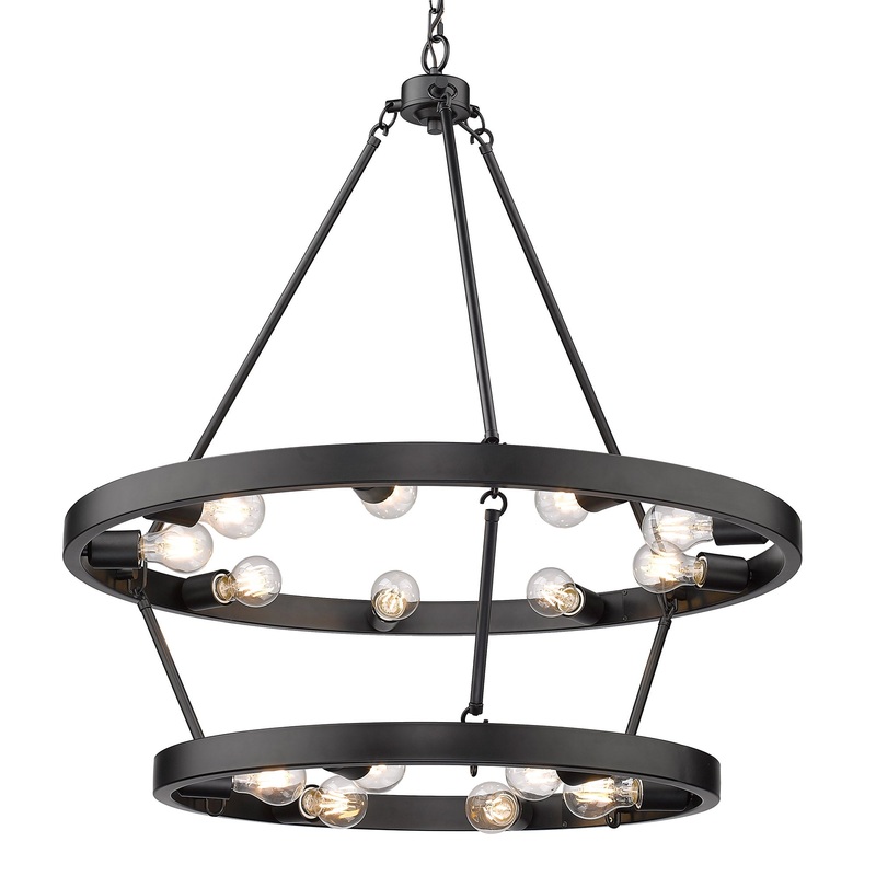 Castile 2 Tier – 15 Light Chandelier (Top 9, Bottom 6)