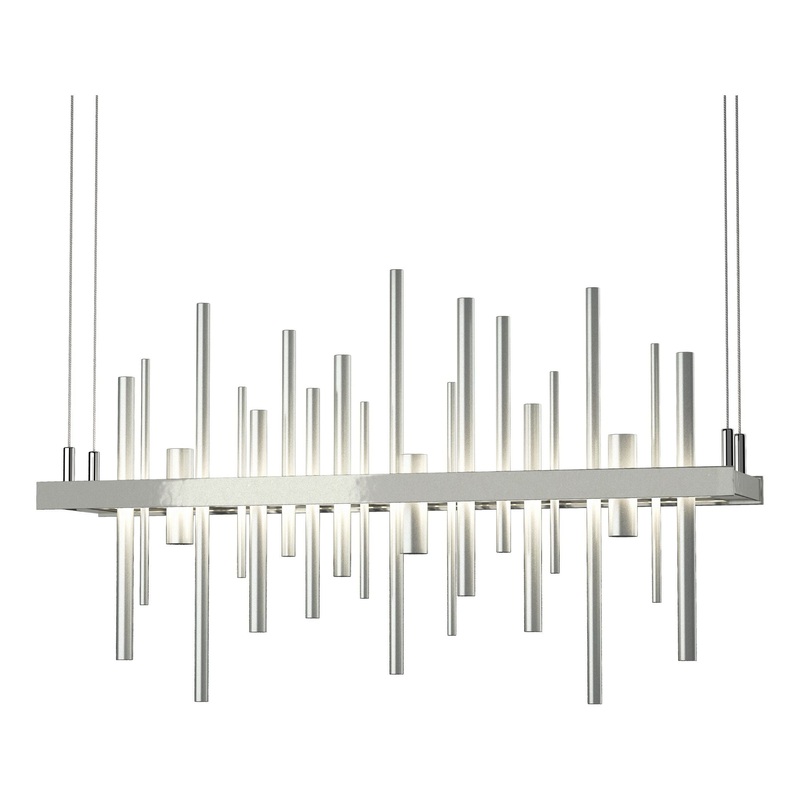 Cityscape LED Pendant Sterling Vintage Platinum