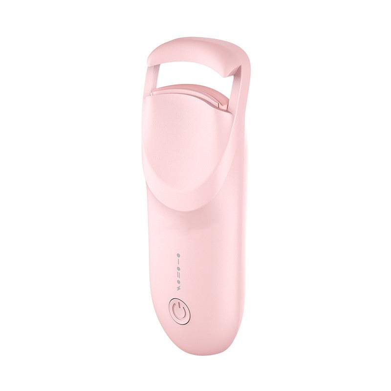 Electric Heated Eyelash Curler – USB-C Rechargeable, Fast Heating, Long-Lasting Curl(Pink)
