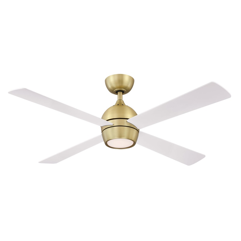 Fanimation FP7652BS Kwad 52 52″ Ceiling Fan Brushed Satin Brass