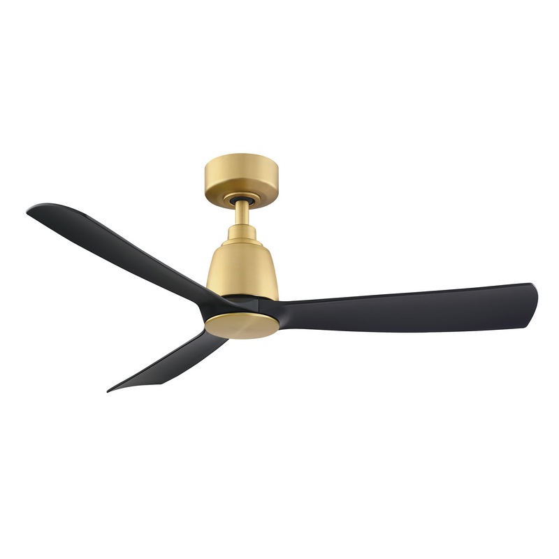 Fanimation FPD8547BSBL Kute 44 44″ Ceiling Fan Brushed Satin Brass