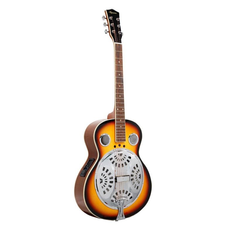 Karrera 40in Resonator Guitar – Sunburst