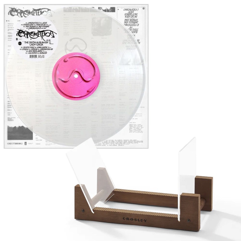 Lady Gaga Chromatica – Vinyl Album & Crosley Record Storage Display Stand