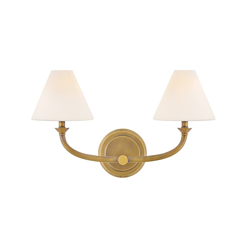 LED Vanity from the Greta Collection in Heritage Brass Finish by Hinkley