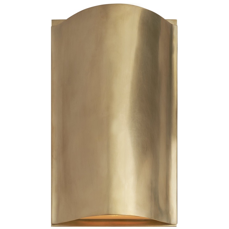 LED Wall Sconce from the Avant Collection in Antique-Burnished Brass Finish by Visual Comfort Signature