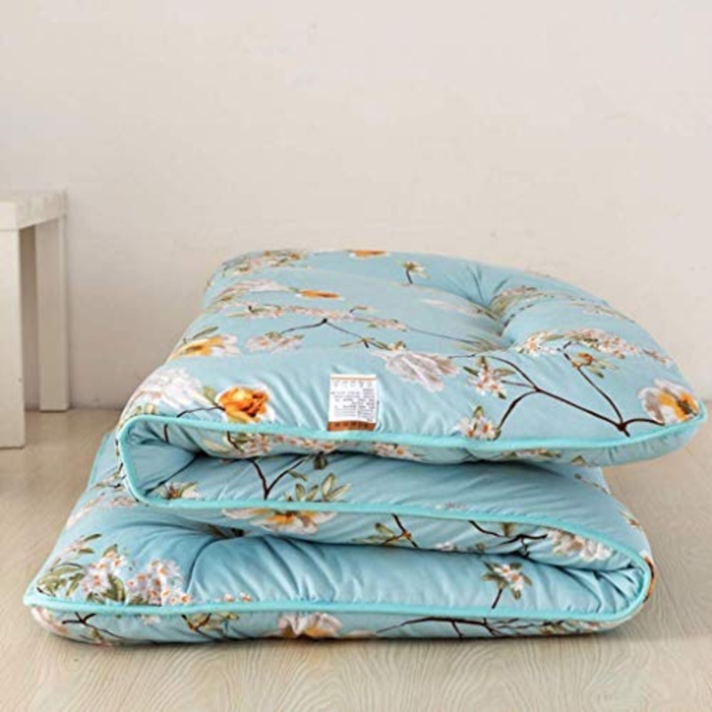 LJ Addensare Pieghevole Materasso Tops, Letti Pieghevoli Futons Tradizionale Giapponese Tatami Tappetino for Yoga Letto da Campo Materasso (Color : D, Size : 100x200cm(39x79inch))