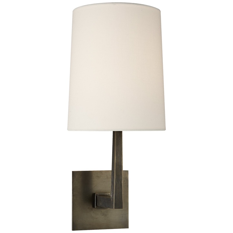 One Light Wall Sconce from the Ojai Collection in Bronze Finish by Visual Comfort Signature