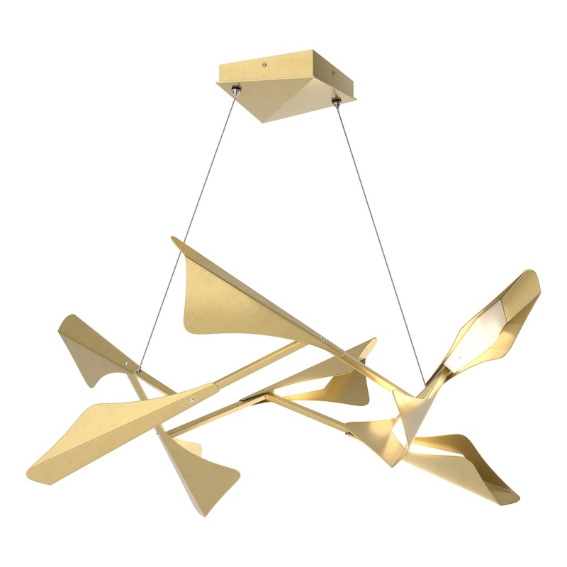 Plume 8-Light LED Pendant Modern Brass Modern Brass