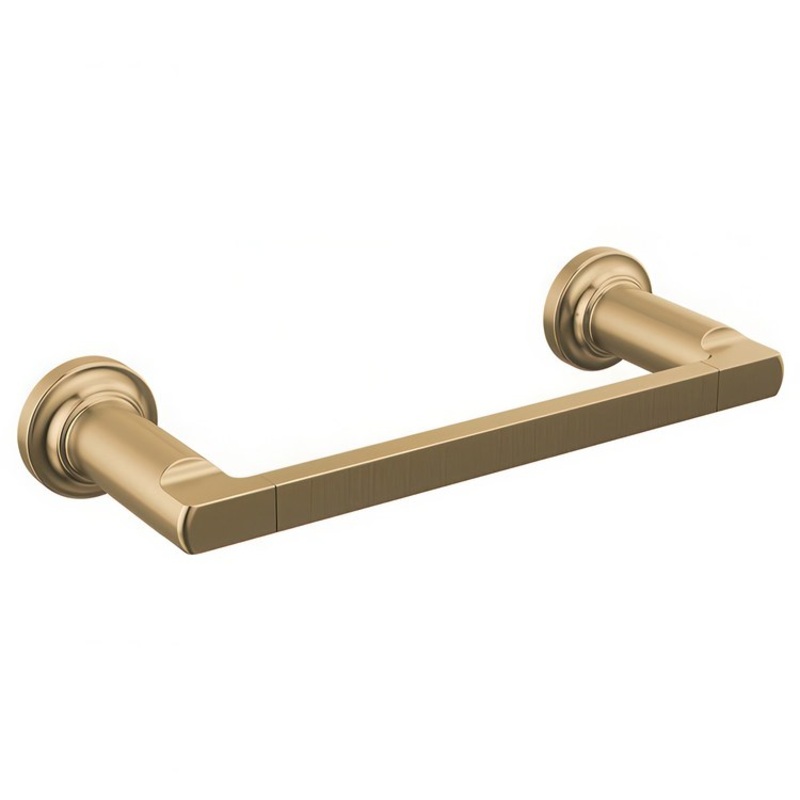 Towel Bar Tetra 8 Inch Brilliance Champagne Bronze Brass 3-1/2 Inch Wall Mount