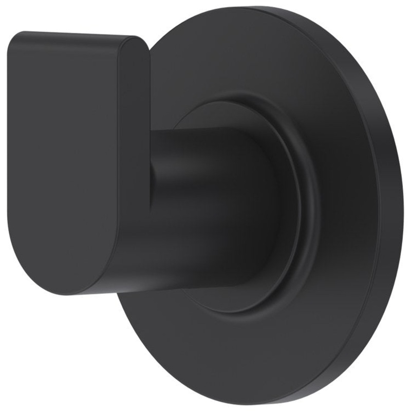 Tub Filler Trim Authentica Thermostatic/Pressure Balance 2 Lever Black 8 Inch Spread Wall Mount 5.4 Gallons per Minute