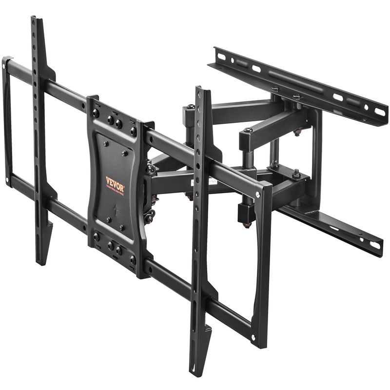 VEVOR Full Motion TV Mount Fits for Most 37-75 inch TVs, Swivel Tilt Horizontal Adjustment TV Wall Mount Bracket with 4 Articulating Arms, Max VESA 600x400mm, Holds up to 132 lbs
