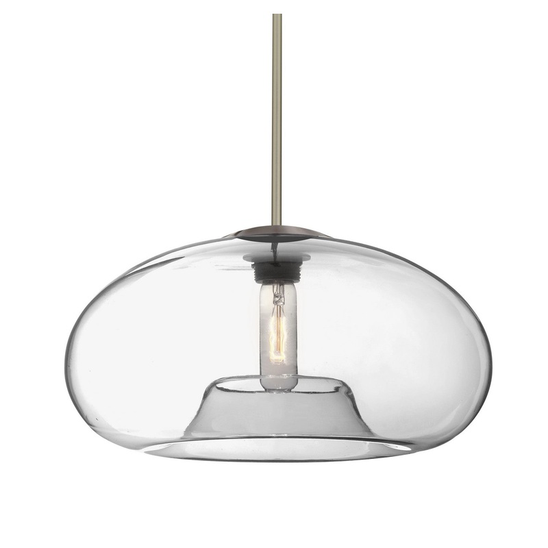 Besa 1TT-BANA15CL-EDIL-SN Besa Bana 15 Pendant LED Pendant Satin Nickel