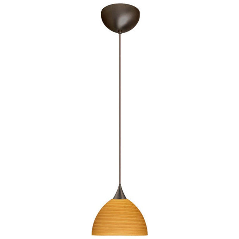 Besa 1XC-4679OK-BR Brella One Light Pendant Bronze