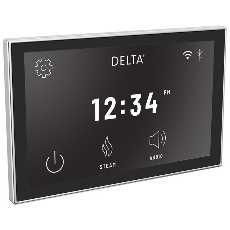 Display Interface Steamscape Lumicoat Chrome Temperature Range 50 DEG F to 125 DEG F for Steam Room 3-5/8 Inch