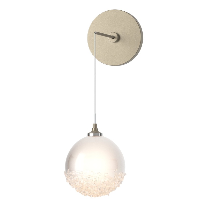 Fritz Globe Low Voltage Sconce Soft Gold