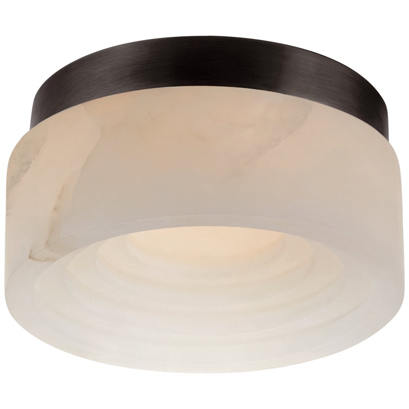 LED Flush Mount from the Otto Collection in Bronze Finish by Visual Comfort Signature