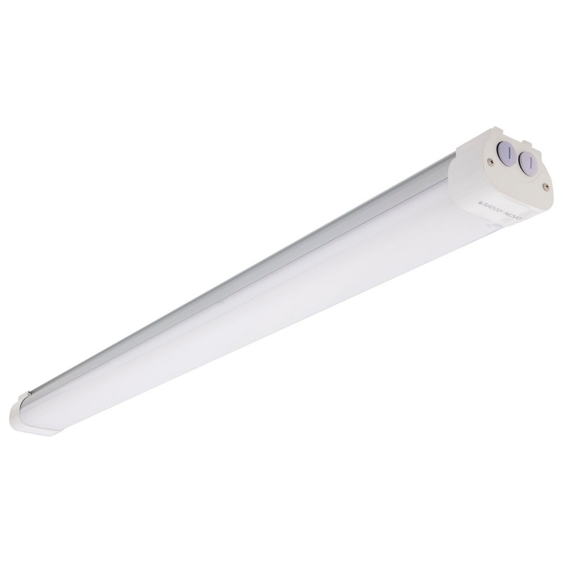 LED Vapor Tight in White and Gray Finish by Nuvo Lighting