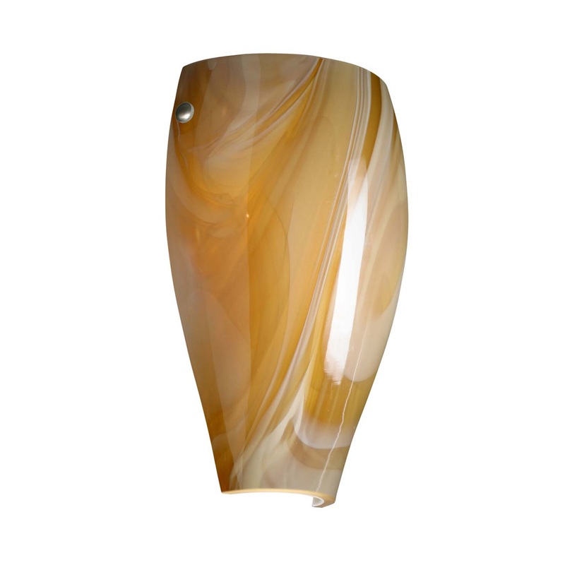One Light Wall Sconce from the Chelsea Collection in Satin Nickel Finish by Besa