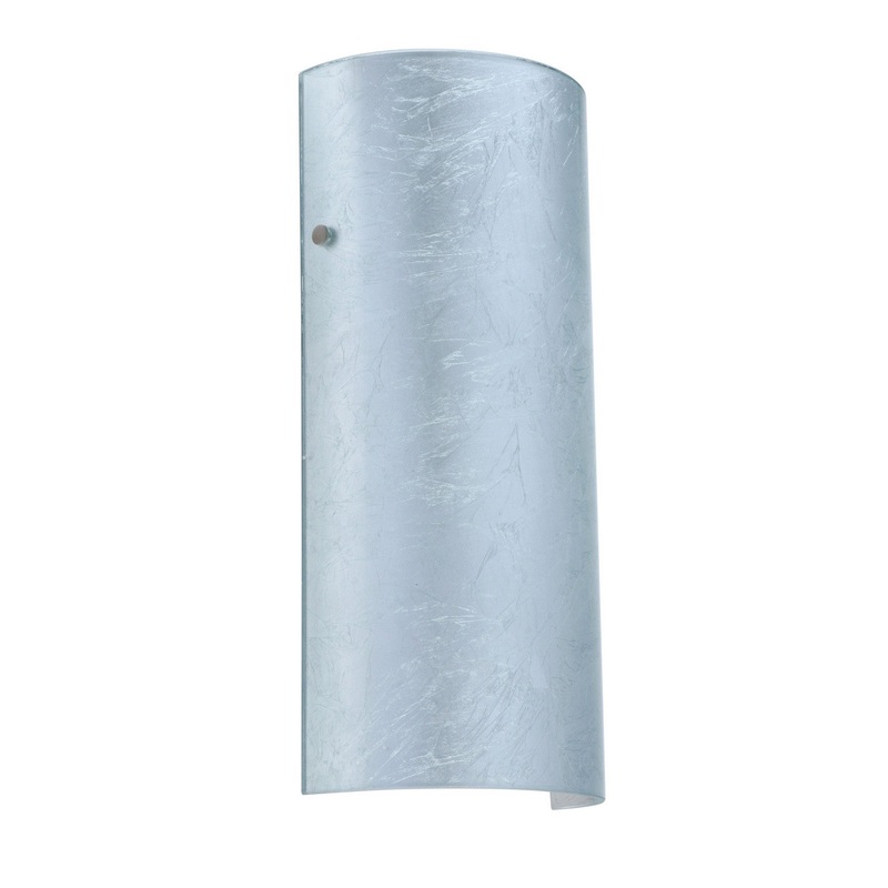 One Light Wall Sconce from the Torre Collection in Satin Nickel Finish by Besa