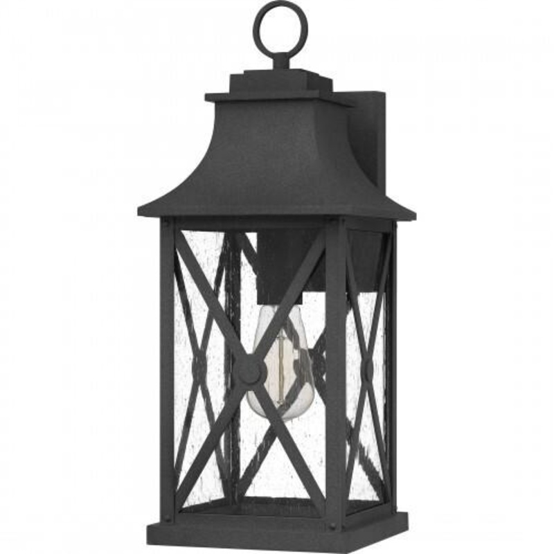 Quoizel ELB8408MB Ellerbee Outdoor wall 1 light mottled black Outdoor