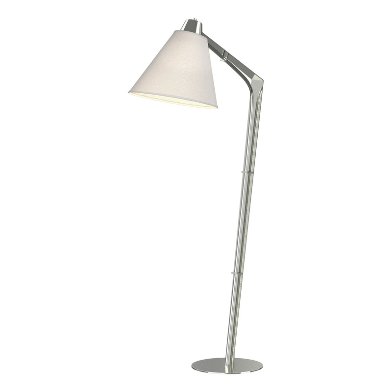 Reach Floor Lamp Sterling Natural Anna Shade (SF)