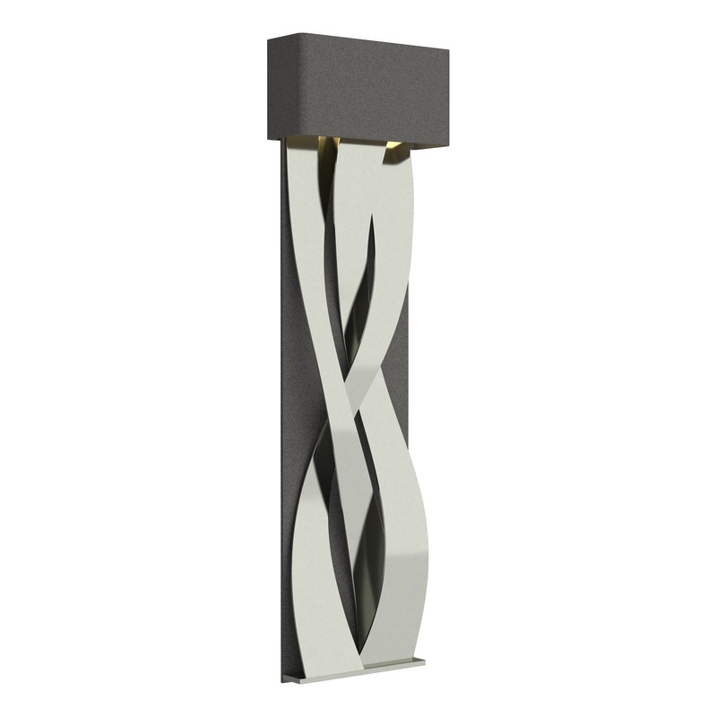 Tress Large LED Sconce Natural Iron Sterling