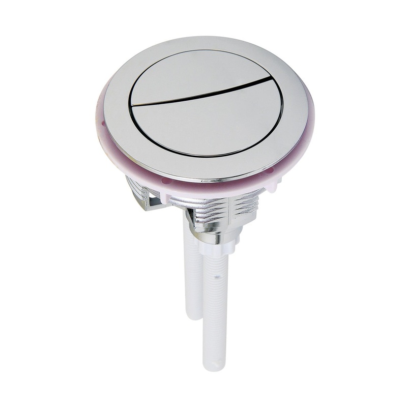 VTCR2992#BTN Flush Button for Toilet, Polished Chrome